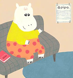 pip o. the Hippo the new Research Assistant