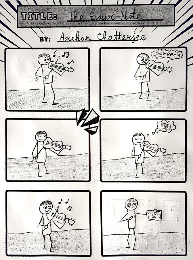 Comic "The Sour Note" by Archan Chatterjee