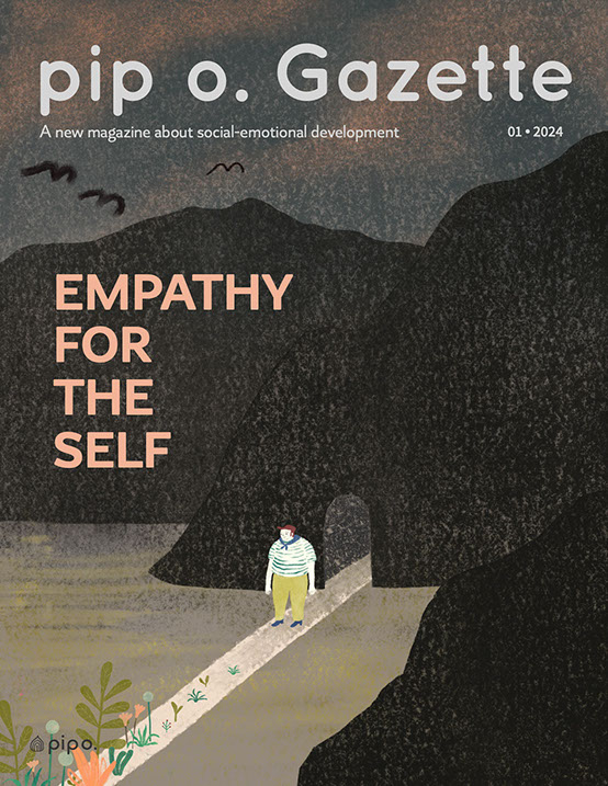 Cover of pip o. Gazette 1-2024 Empathy for the Self